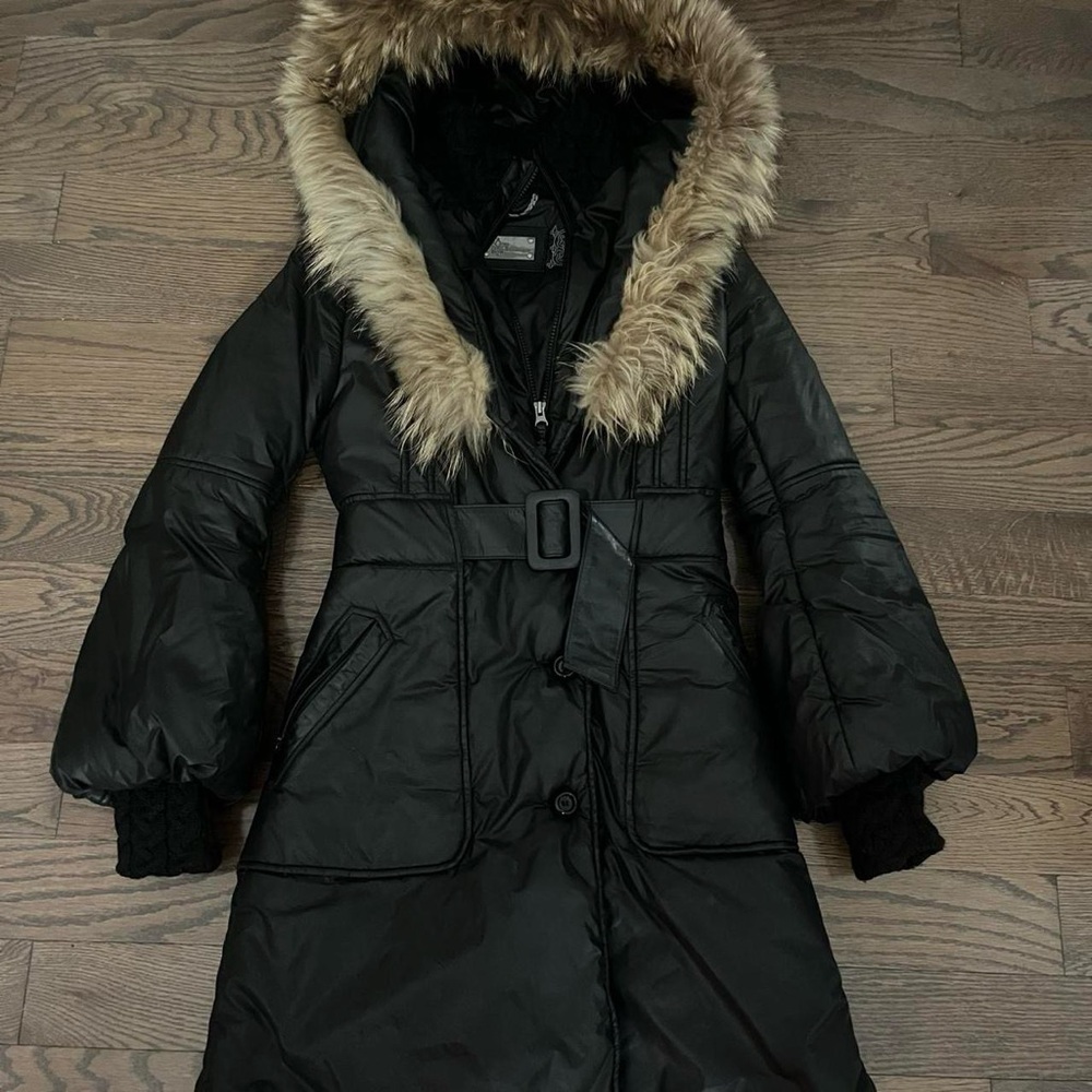 authentic black vintage mackage winter jacket
